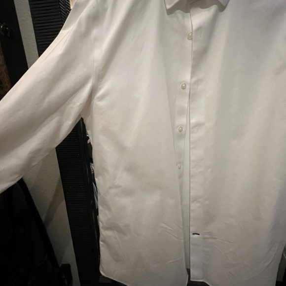 BANANA REPUBLIC FRENCH CUFF STANDARD FIT DRESS SHIRT SIZE S - Picture 3 of 4